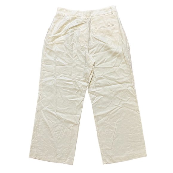 NWT ZARA Modal Blend High Rise Wide Leg Pleat Front Trouser Pants SIZES 12,16 - Picture 7 of 12